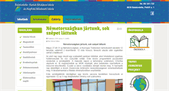 Desktop Screenshot of iskola.balatonlelle.hu